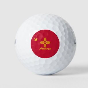 Balles De Golf Drapeau d'Albuquerque, Nouveau-Mexique Golf Balls
