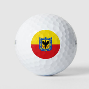 Balles De Golf Drapeau de Bogota, Colombie Golf Balls