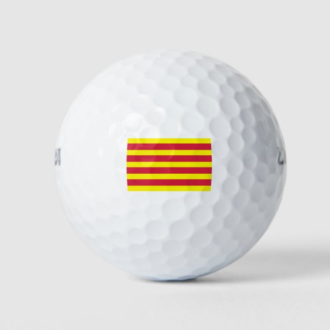 Balles De Golf Drapeau de Catalogne (Devant)