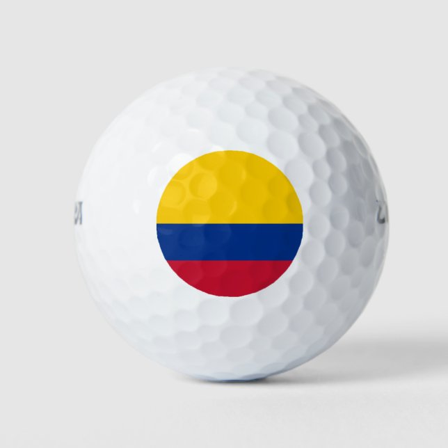 Balles De Golf Drapeau de Colombie (Devant)