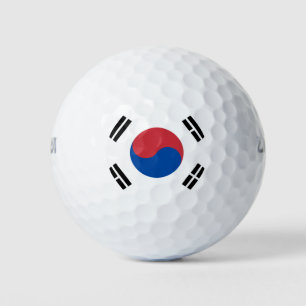 Balles De Golf Drapeau de Corée du Sud Patriotique sud-coréen