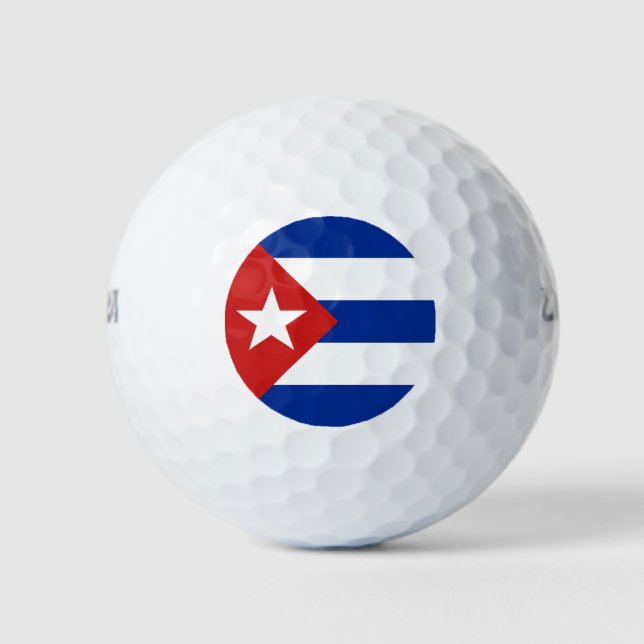 Balles De Golf Drapeau de Cuba (Devant)