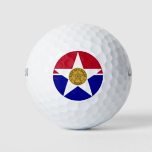 Balles De Golf Drapeau de Dallas, Texas Golf Balls