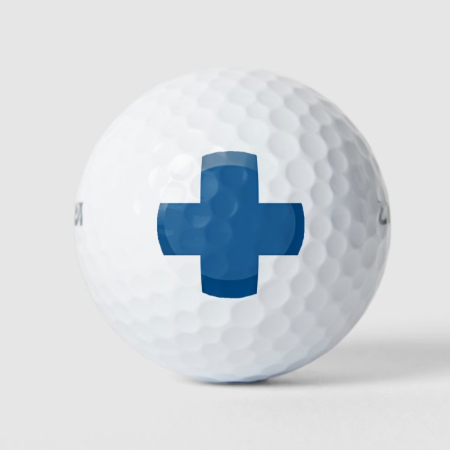 Balles De Golf Drapeau de Finlande (Devant)
