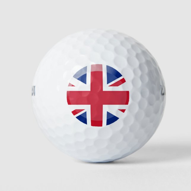 Balles De Golf Drapeau de Grande-Bretagne (Devant)