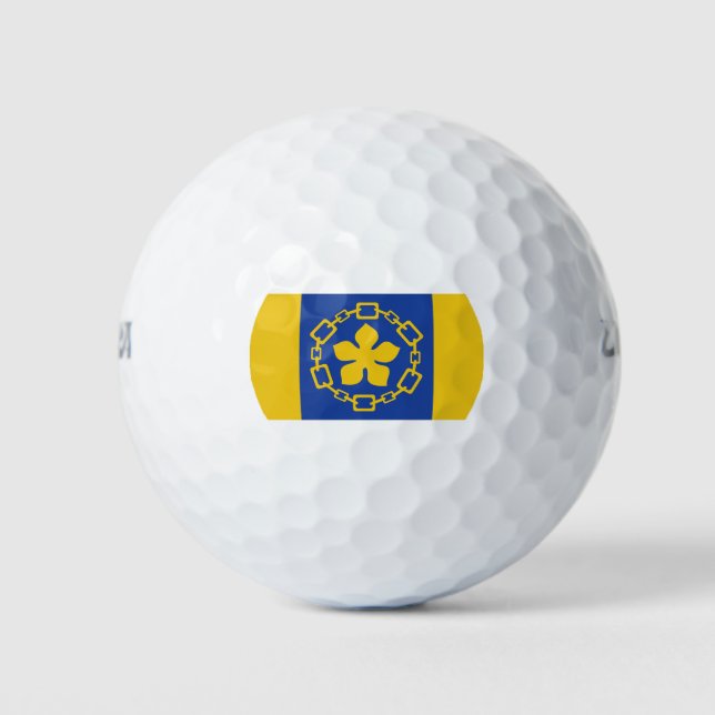 Balles De Golf Drapeau de Hamilton, Ontario Golf Balls (Devant)
