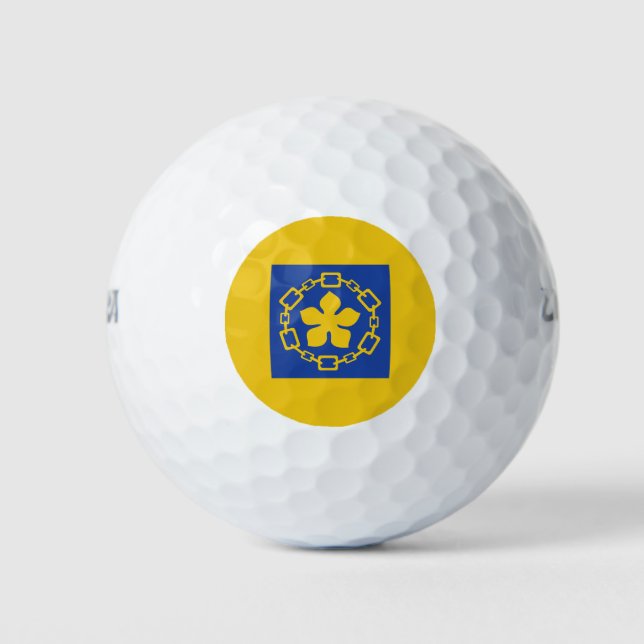 Balles De Golf Drapeau de Hamilton, Ontario Golf Balls (Devant)