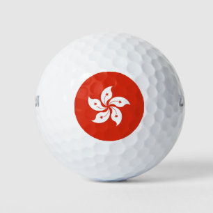 Balles De Golf Drapeau de Hong Kong