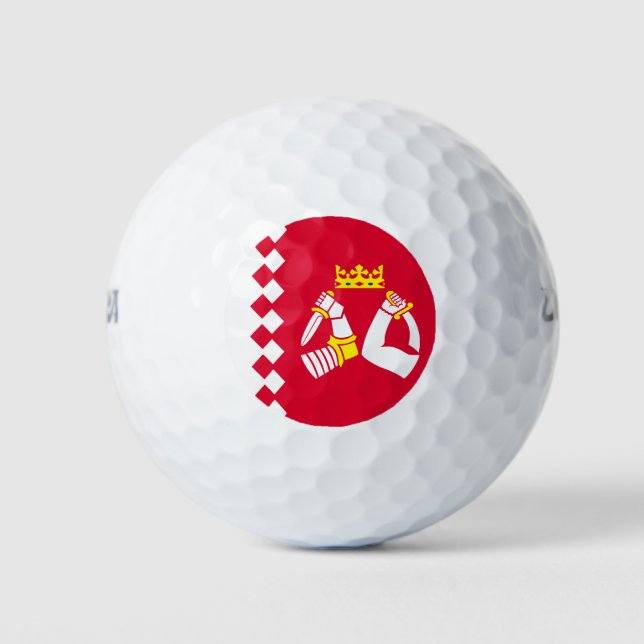 Balles De Golf Drapeau de la Carélie du Nord (Devant)