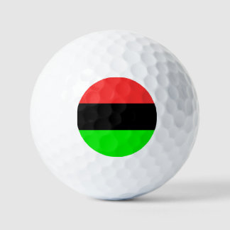 Balles De Golf Drapeau de la diaspora afro-américaine 
