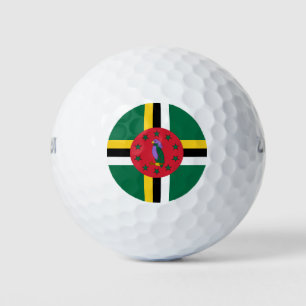 Balles De Golf Drapeau de la Dominique