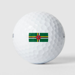 Balles De Golf Drapeau de la Dominique