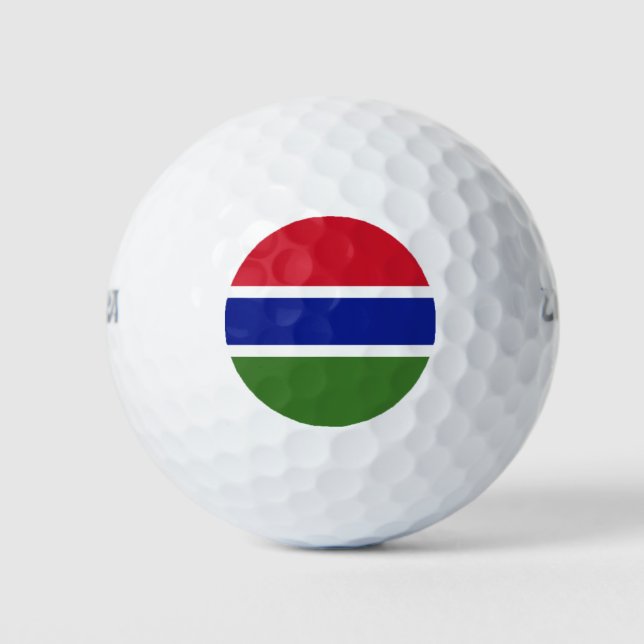 Balles De Golf Drapeau de la Gambie (Devant)