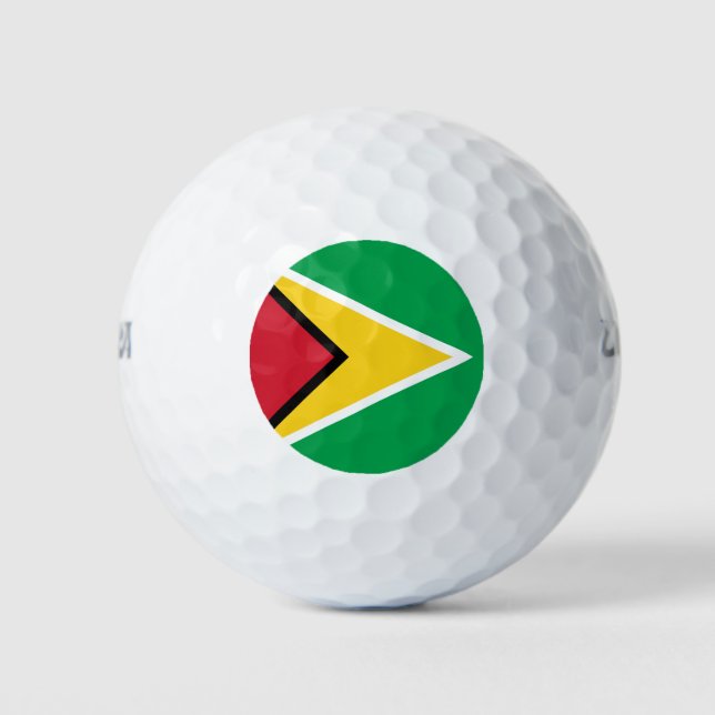 Balles De Golf Drapeau de la Guyane (Devant)