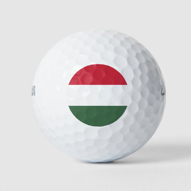 Balles De Golf Drapeau de la Hongrie (Devant)