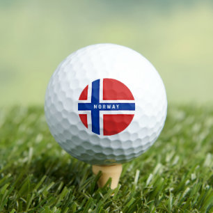 Balles De Golf Drapeau de la Norvège