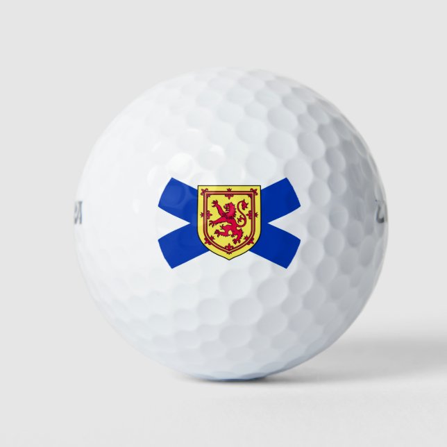 Balles De Golf Drapeau de la Nouvelle-Écosse, Canada (Devant)