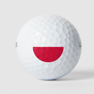 Balles De Golf Drapeau de la Pologne