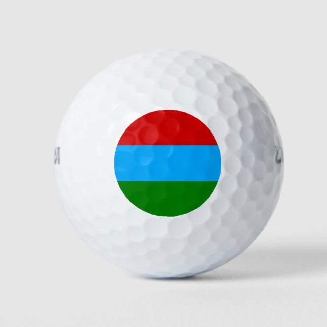 Balles De Golf Drapeau de la République de Carélie (Devant)