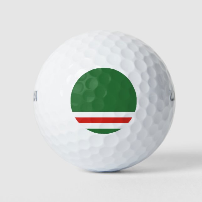 Balles De Golf Drapeau de la République tchétchène d'Ichkérie (Devant)