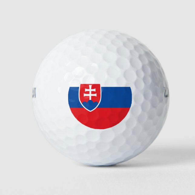 Balles De Golf Drapeau de la Slovaquie (Devant)