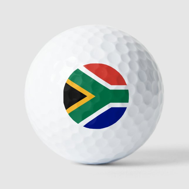 Balles De Golf Drapeau de l'Afrique du Sud (Recto)