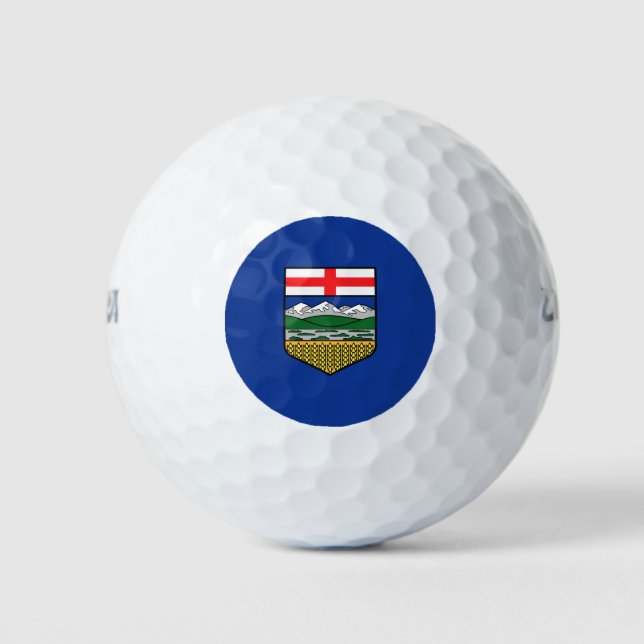 Balles De Golf Drapeau de l'Alberta (Devant)