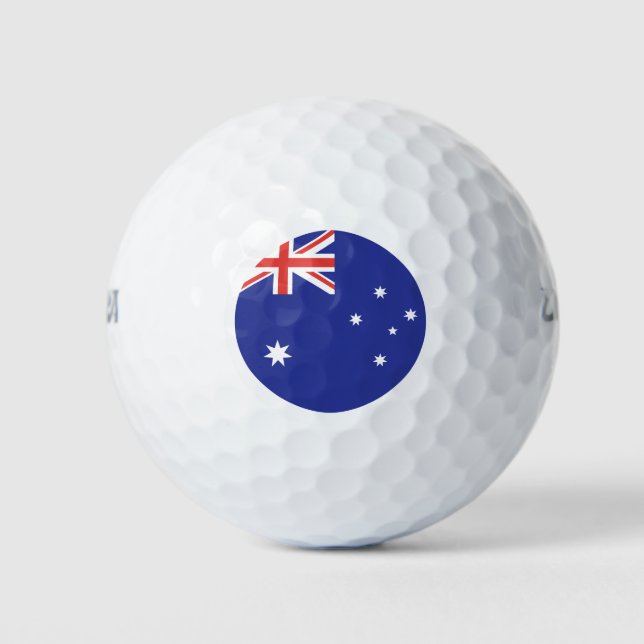 Balles De Golf Drapeau de l'Australie (Devant)