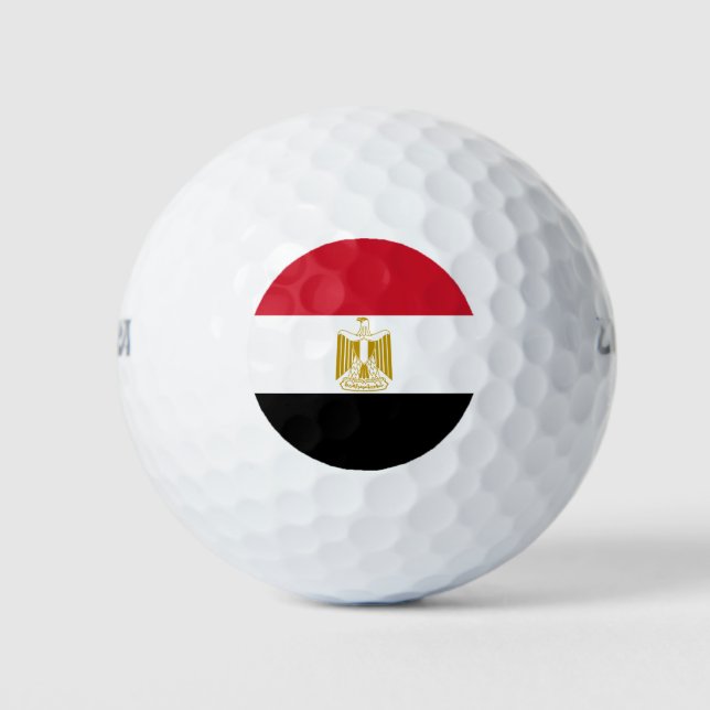 Balles De Golf Drapeau de l'Égypte (Devant)