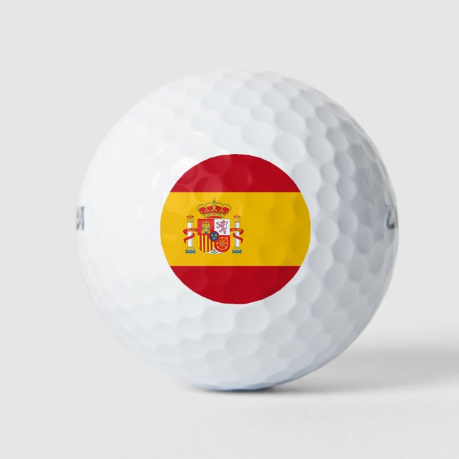 Balles De Golf Drapeau de l'Espagne (Devant)