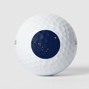 Balles De Golf Drapeau de l'État d'Alaska