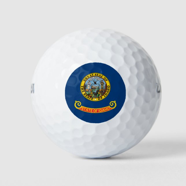 Balles De Golf Drapeau de l'État de l'Idaho (Devant)