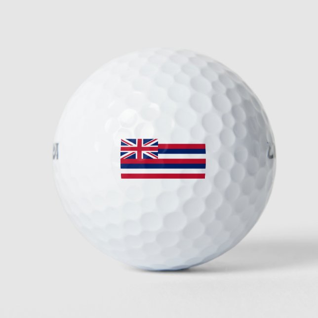 Balles De Golf Drapeau de l'État d'Hawaï (Devant)