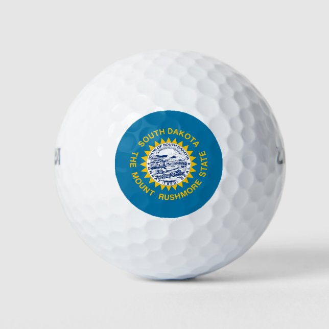 Balles De Golf Drapeau de l'État du Dakota du Sud (Devant)