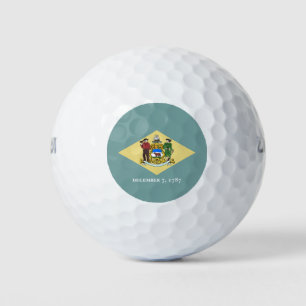 Balles De Golf Drapeau de l'État du Delaware