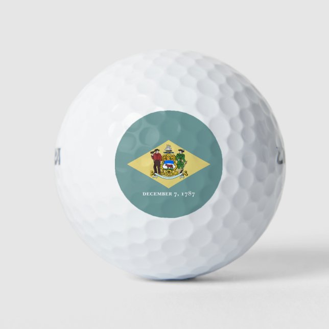 Balles De Golf Drapeau de l'État du Delaware (Devant)