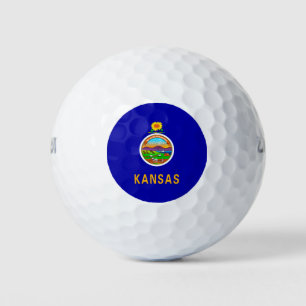 Balles De Golf Drapeau de l'État du Kansas