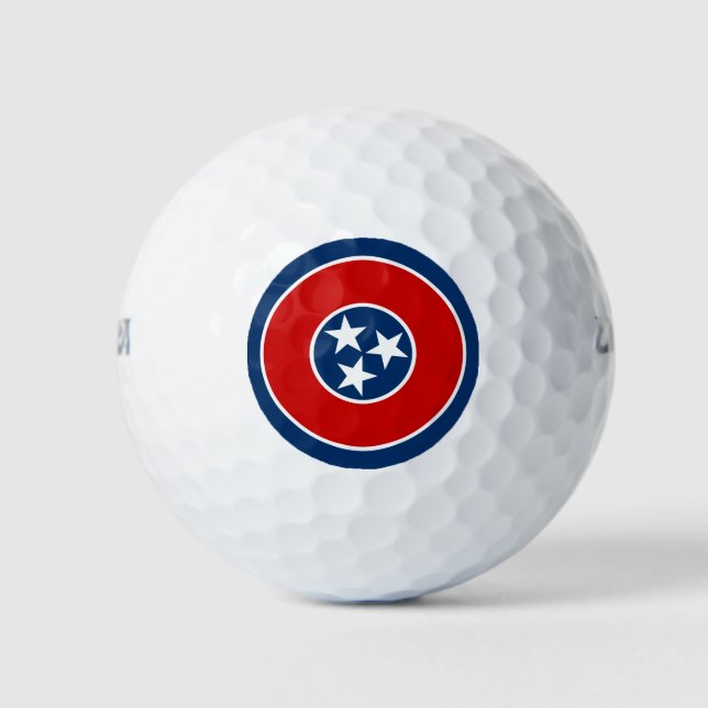 Balles De Golf Drapeau de l'État du Tennessee (Devant)