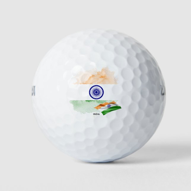 Balles De Golf Drapeau de l'Inde (Devant)