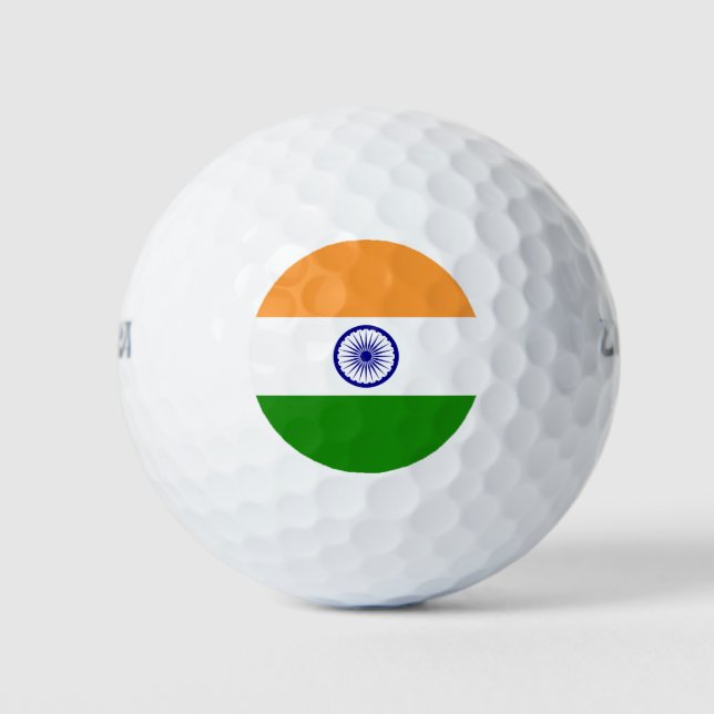 Balles De Golf Drapeau de l'Inde (Devant)