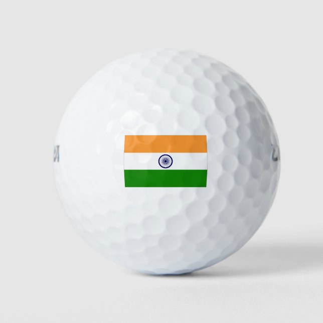 Balles De Golf Drapeau de l'Inde (Devant)