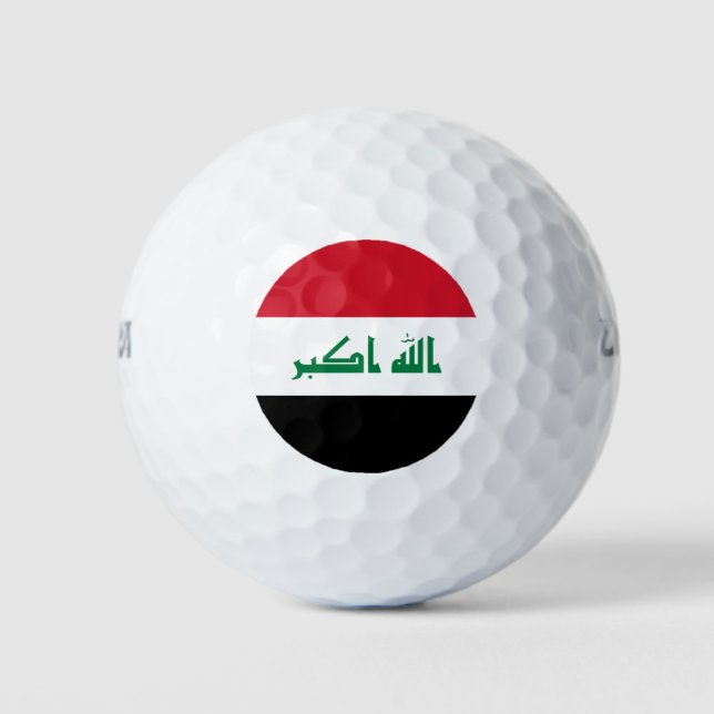 Balles De Golf Drapeau de l'Irak (Devant)