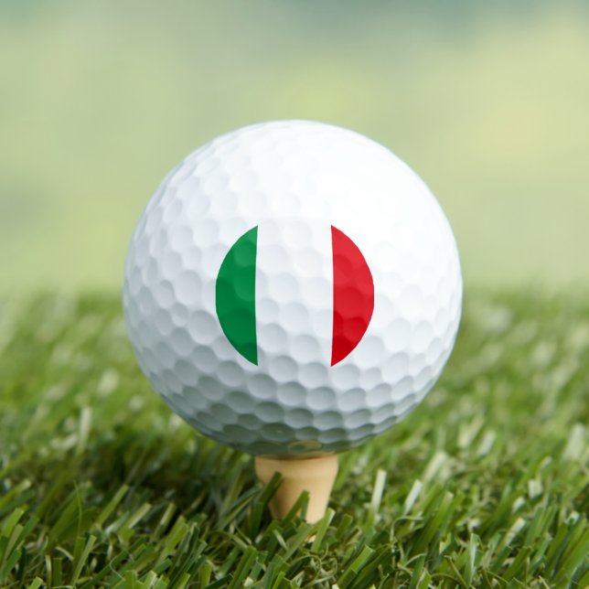 Balles De Golf Drapeau de l'Italie (T-shirt Insitu)