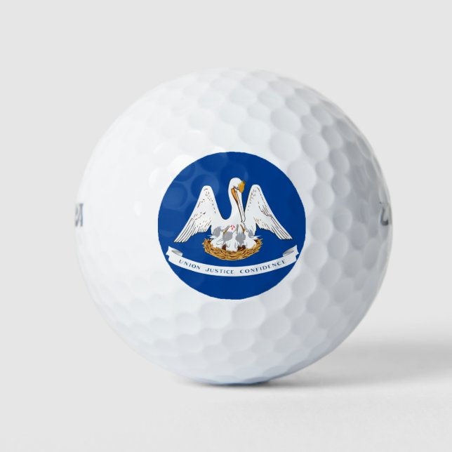 Balles De Golf Drapeau de Louisiane (Devant)