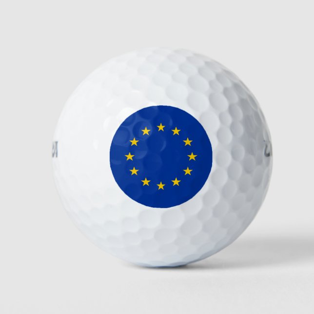 Balles De Golf Drapeau de l'Union européenne (UE) (Europe) (Devant)