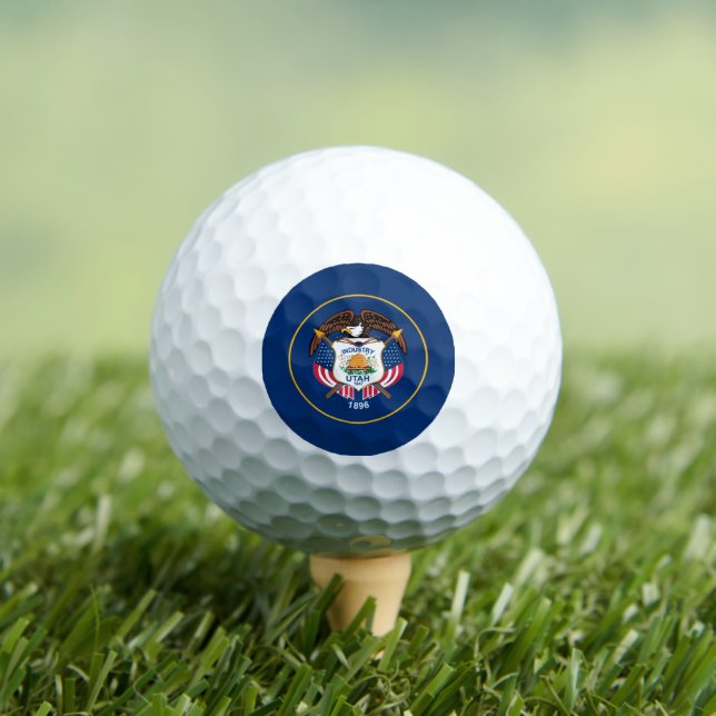 Balles De Golf Drapeau de l'Utahn, Drapeau de l'Utah (T-shirt Insitu)