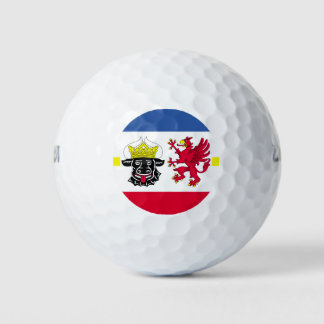 Balles de golf Drapeau de Mecklembourg-Poméranie-O