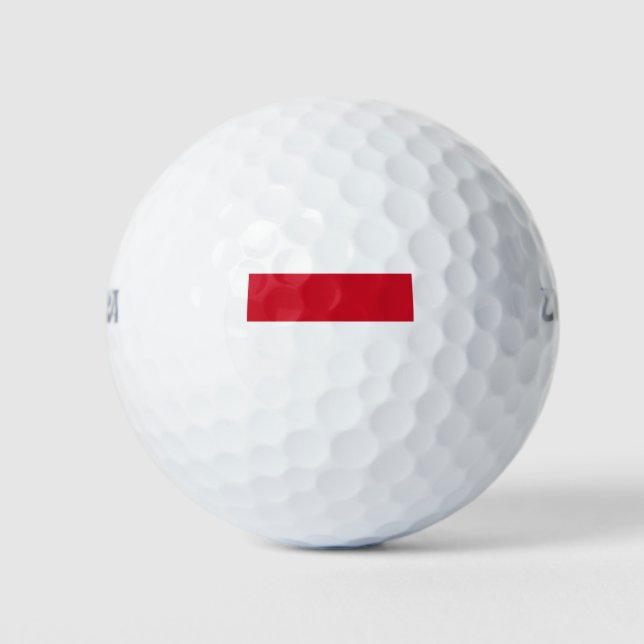 Balles De Golf Drapeau de Monaco (Devant)
