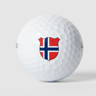 Balles De Golf Drapeau de Norvège Grand Patriotique