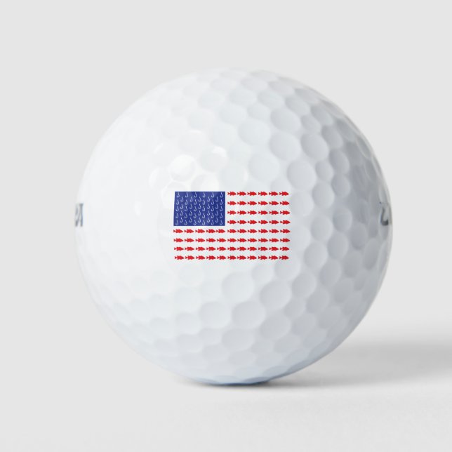 Balles De Golf Drapeau de pêche (Devant)